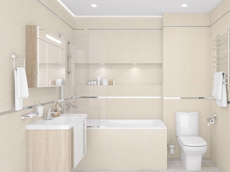 Как выбрать цвет плитки для ванной