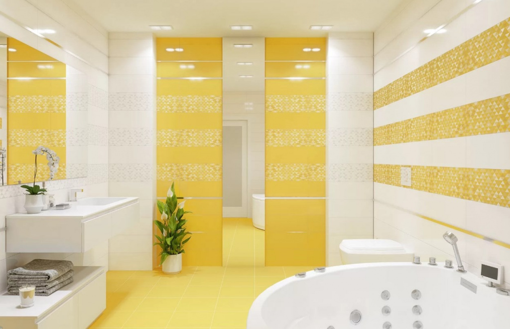 Как выбрать цвет плитки для ванной
